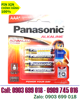 Panasonic LR03T/4B; Pin AAA 1.5v Alkaline Panasonic LR03T/4B Made in Thailand